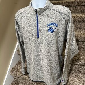 NWT - Champion *GVSU Grand Valley State* 1/4 zip fleece pullover - men’s XL